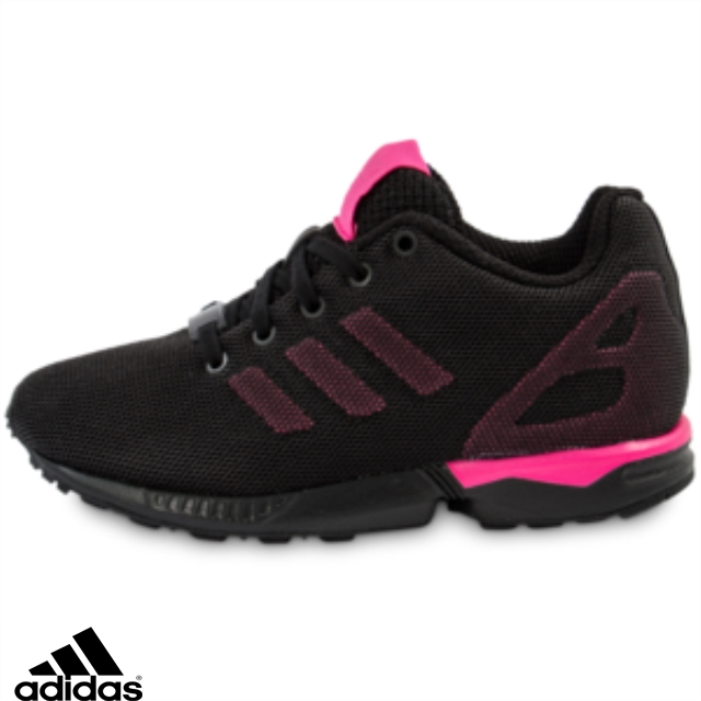 adidas zx flux rose et noir